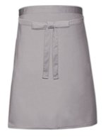 Link Kitchen Wear Bistro-Schürze mit verstärkten Nähten, White 90 x 50 cm, X964 – Mouse Grey