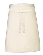 Link Kitchen Wear Bistro-Schürze mit verstärkten Nähten, White 90 x 50 cm, X964 – Natural (ca. Pantone 7499)