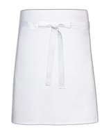 Link Kitchen Wear Bistro-Schürze mit verstärkten Nähten – White