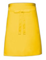 Link Kitchen Wear Bistro-Schürze mit verstärkten Nähten, White 90 x 50 cm, X964 – Yellow