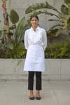Link Kitchen Wear Bistro Apron with Front Pocket, 240 g/m² – Dark Grey (ca. Pantone 431)