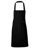 Link Kitchen Wear Latzschürze mit verstärkten Nähten 73x80 cm – Black