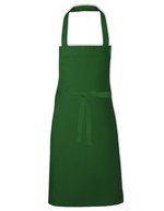 Link Kitchen Wear Latzschürze mit verstärkten Nähten 73x80 cm – Bottle Green