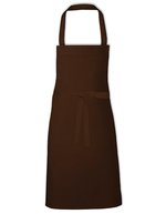 Link Kitchen Wear Latzschürze mit verstärkten Nähten 73x80 cm – Brown
