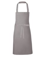 Link Kitchen Wear Latzschürze mit verstärkten Nähten 73x80 cm, White 73 x 80 cm, X965 – Mouse Grigio