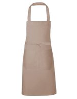 Link Kitchen Wear Latzschürze mit Vordertasche, Terracotta (ca. Pantone 4840) 73 x 80 cm, X967 – Kaki