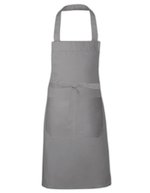 Link Kitchen Wear Latzschürze mit Vordertasche, Terracotta (ca. Pantone 4840) 73 x 80 cm, X967 – Mouse Gris