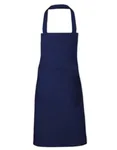 Link Kitchen Wear Bib Apron with Front Pocket, Terracotta (ca. Pantone 4840) 73 x 80 cm, X967 – Navy