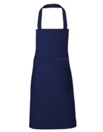Link Kitchen Wear Latzschürze mit Vordertasche, Terracotta (ca. Pantone 4840) 73 x 80 cm, X967 – Marine