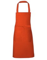 Link Kitchen Wear Latzschürze mit Vordertasche, Terracotta (ca. Pantone 4840) 73 x 80 cm, X967 – Orange