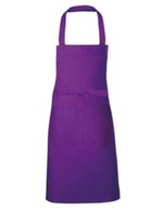 Link Kitchen Wear Latzschürze mit Vordertasche, Terracotta (ca. Pantone 4840) 73 x 80 cm, X967 – Violet