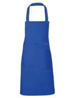 Link Kitchen Wear Latzschürze mit Vordertasche, Terracotta (ca. Pantone 4840) 73 x 80 cm, X967 – Royal