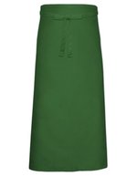 Link Kitchen Wear Bistroschürze aus Polyester-Baumwolle, waschbar, Natural (ca. Pantone 7499) 100 x 100 cm, X968 – Bottle Green