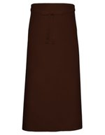 Link Kitchen Wear Bistroschürze aus Polyester-Baumwolle, waschbar, Natural (ca. Pantone 7499) 100 x 100 cm, X968 – Brown