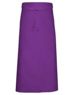 Link Kitchen Wear Bistroschürze aus Polyester-Baumwolle, waschbar, Natural (ca. Pantone 7499) 100 x 100 cm, X968 – Purple