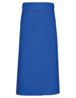 Link Kitchen Wear Bistroschürze aus Polyester-Baumwolle, waschbar, Natural (ca. Pantone 7499) 100 x 100 cm, X968 – Royal