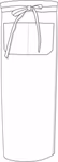 Link Kitchen Wear Tablier Bistro avec Poche Frontale, 100x100 cm, Natural (ca. Pantone 7499) 100 x 100 cm, X968T – image 4