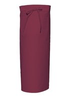 Link Kitchen Wear Bistro-Schürze mit Fronttasche, 100x100 cm, Natural (ca. Pantone 7499) 100 x 100 cm, X968T – Bordeaux