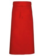 Link Kitchen Wear Bistro-Schürze mit Fronttasche, 100x100 cm, Natural (ca. Pantone 7499) 100 x 100 cm, X968T – Rosso