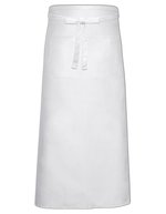 Link Kitchen Wear Bistro-Schürze mit Fronttasche, 100x100 cm, Natural (ca. Pantone 7499) 100 x 100 cm, X968T – Bianco