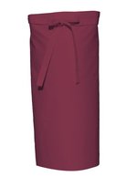 Link Kitchen Wear Bistroschürze Pastellfarben, Pflegeleicht, Kurzschnitt, White 100 x 70 cm, X970 – Bordeaux