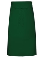 Link Kitchen Wear Bistroschürze Pastellfarben, Pflegeleicht, Kurzschnitt, White 100 x 70 cm, X970 – Vert bouteille