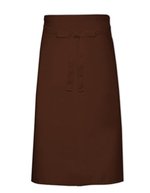 Link Kitchen Wear Bistroschürze Pastellfarben, Pflegeleicht, Kurzschnitt, White 100 x 70 cm, X970 – Marron