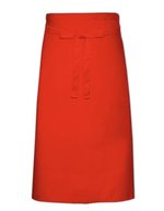 Link Kitchen Wear Bistroschürze Pastellfarben, Pflegeleicht, Kurzschnitt, White 100 x 70 cm, X970 – Rouge