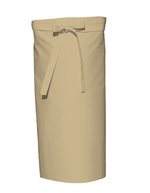 Link Kitchen Wear Bistroschürze Pastellfarben, Pflegeleicht, Kurzschnitt, White 100 x 70 cm, X970 – Sable
