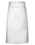 Link Kitchen Wear Bistroschürze Pastellfarben, Pflegeleicht, Kurzschnitt, White 100 x 70 cm, X970 – Blanc