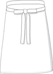 Link Kitchen Wear Grembiule per Sublimazione con Cuciture Rinforzate, White 90 x 50 cm, X976 – immagine 3