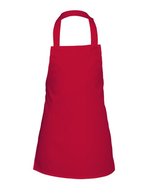 Link Kitchen Wear Schürze aus Twill-Gewebe für Kinder, Black 50 x 60 cm, X978 – Rosso