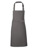 Link Kitchen Wear Verstellbare Grillschürze aus Twill-Gewebe, Bordeaux 73 x 90 cm, X979 – Grigio scuro (ca. Pantone 431)