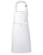 Link Kitchen Wear Verstellbare Grillschürze aus Twill-Gewebe, Bordeaux 73 x 90 cm, X979 – Bianco