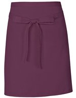 Link Kitchen Wear Bistro-Barschürze aus strapazierfähigem Twill, Apple (ca. Pantone 360) 70 x 50 cm, X984 – Aubergine (ca. Pantone 5115)