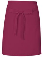 Link Kitchen Wear Bistro-Barschürze aus strapazierfähigem Twill, Apple (ca. Pantone 360) 70 x 50 cm, X984 – Bordeaux (ca. Pantone 216)