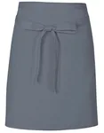 Link Kitchen Wear Bistro-Barschürze aus strapazierfähigem Twill, Emerald (ca. Pantone 341) 70 x 50 cm, X984 – Dark Grey (ca. Pantone 431)