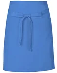 Link Kitchen Wear Bistro-Barschürze aus strapazierfähigem Twill, Emerald (ca. Pantone 341) 70 x 50 cm, X984 – Midblue (ca. Pantone 2718)