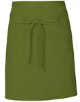 Link Kitchen Wear Bistro-Barschürze aus strapazierfähigem Twill, Emerald (ca. Pantone 341) 70 x 50 cm, X984 – Olive (ca. Pantone 378)