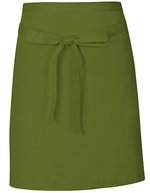 Link Kitchen Wear Bistro-Barschürze aus strapazierfähigem Twill, Apple (ca. Pantone 360) 70 x 50 cm, X984 – Olive (ca. Pantone 378)