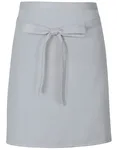 Link Kitchen Wear Bistro-Barschürze aus strapazierfähigem Twill, Emerald (ca. Pantone 341) 70 x 50 cm, X984 – Pale Grey (Silver) (ca. Pantone 428)
