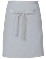 Link Kitchen Wear Bistro-Barschürze aus strapazierfähigem Twill, Apple (ca. Pantone 360) 70 x 50 cm, X984 – Gris pale (Argent) (ca. Pantone 428)
