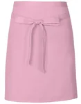 Link Kitchen Wear Bistro-Barschürze aus strapazierfähigem Twill, Emerald (ca. Pantone 341) 70 x 50 cm, X984 – Pink (ca. Pantone 1895)