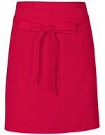 Link Kitchen Wear Bistro-Barschürze aus strapazierfähigem Twill, Apple (ca. Pantone 360) 70 x 50 cm, X984 – Rouge (ca. Pantone 200)