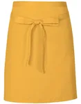 Link Kitchen Wear Bistro-Barschürze aus strapazierfähigem Twill, Emerald (ca. Pantone 341) 70 x 50 cm, X984 – Sunflower (ca. Pantone 136c)