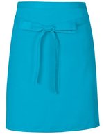 Link Kitchen Wear Bistro-Barschürze aus strapazierfähigem Twill, Apple (ca. Pantone 360) 70 x 50 cm, X984 – Turquoise (ca. Pantone 312)