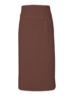 Link Kitchen Wear Bistro-Barschürze Terras mit Tasche, Black 90 x 80 cm, X985 – Marron (ca. Pantone 476)