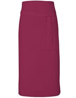 Link Kitchen Wear Bistro-Barschürze Terras mit Tasche, Black 90 x 80 cm, X985 – Bordeaux (ca. Pantone 216)