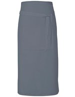 Link Kitchen Wear Bistro-Barschürze Terras mit Tasche, Black 90 x 80 cm, X985 – Gris fonce (ca. Pantone 431)