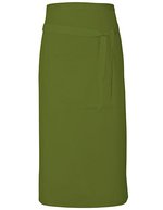 Link Kitchen Wear Bistro-Barschürze Terras mit Tasche, Black 90 x 80 cm, X985 – Olive (ca. Pantone 378)